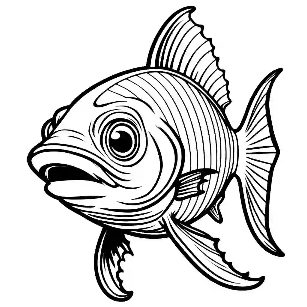 Deep Sea Creatures coloring pages